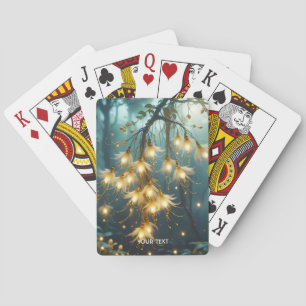 Baraja De Cartas Flores de árbol ligero desenfrenadas