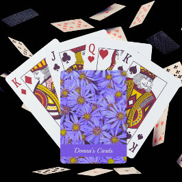 Baraja De Cartas Flores de astro morado en RHS Garden Wisley