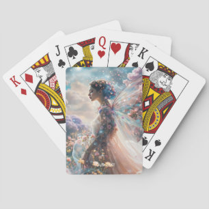 Baraja De Cartas Flores de jardín de niña linda fantasía