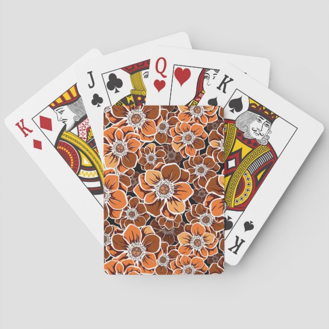 Baraja De Cartas Flores de Mandala 2 (Reverso)