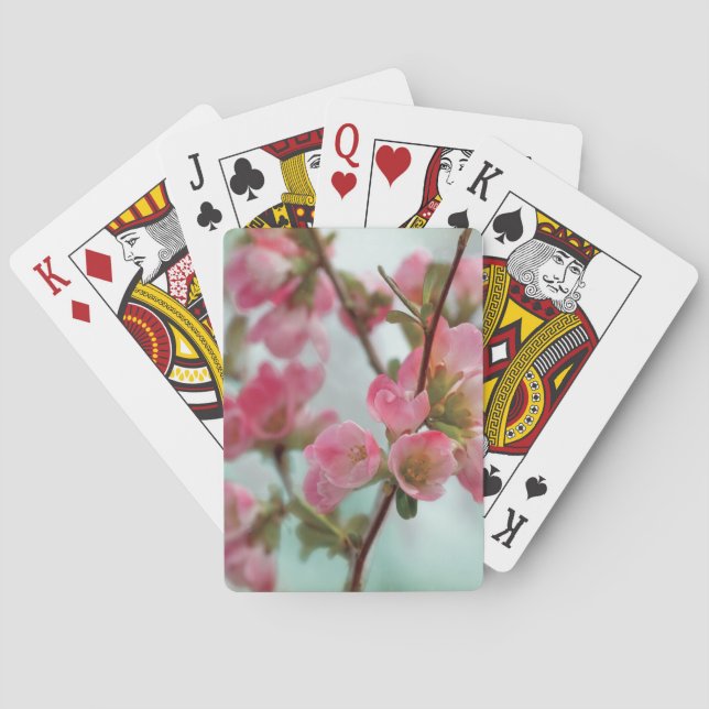 Baraja De Cartas Flores del membrillo (Reverso)