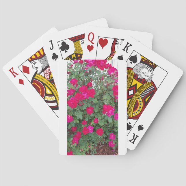 Baraja De Cartas Flores Hermosas (Reverso)