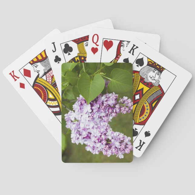 Baraja De Cartas Flores LoVe Lilac (Reverso)
