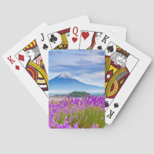 Baraja De Cartas Flores   Monte Fugi Japón