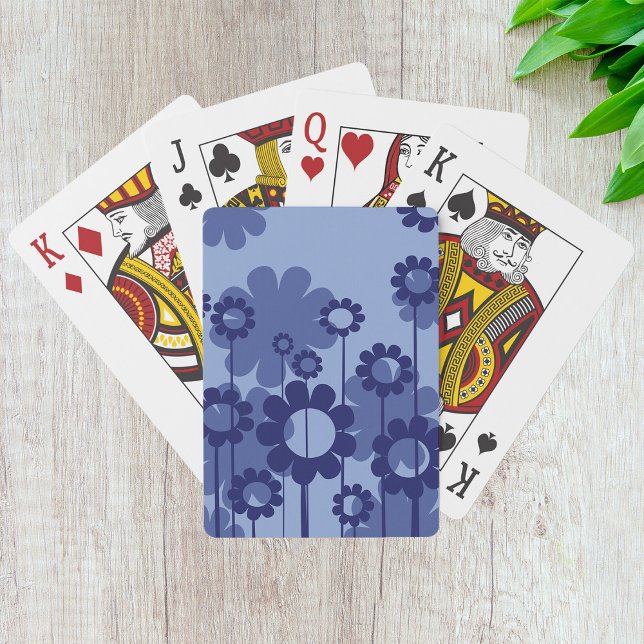 Baraja De Cartas Flores moradas (Subido por el creador)