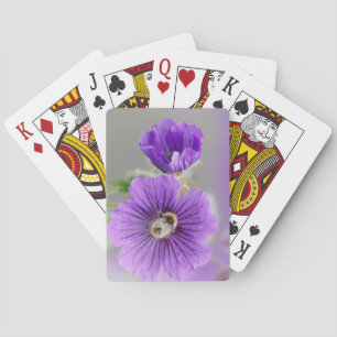 Baraja De Cartas Flores Polen de Abeja Bokeh Desenfoque Jardín de V