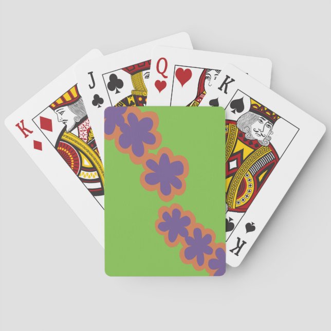 Baraja De Cartas Flores Power Poker Cards (Reverso)