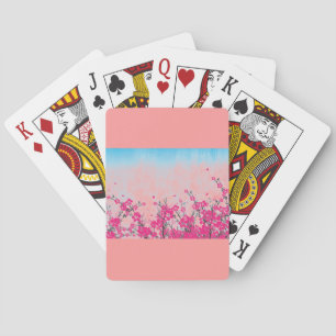 Baraja De Cartas Flores rosas
