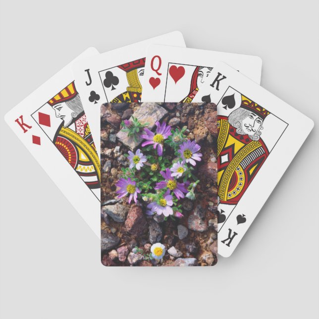 Baraja De Cartas Flores silvestres (Reverso)
