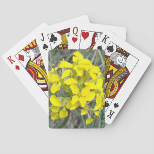 Baraja De Cartas Flores silvestres amarillas F14