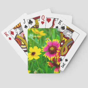 Baraja De Cartas Flores silvestres de la pradera en Hill Country