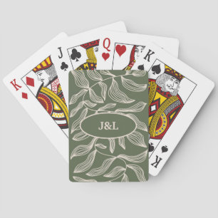 Baraja De Cartas Flores vegetales botánicas J&L