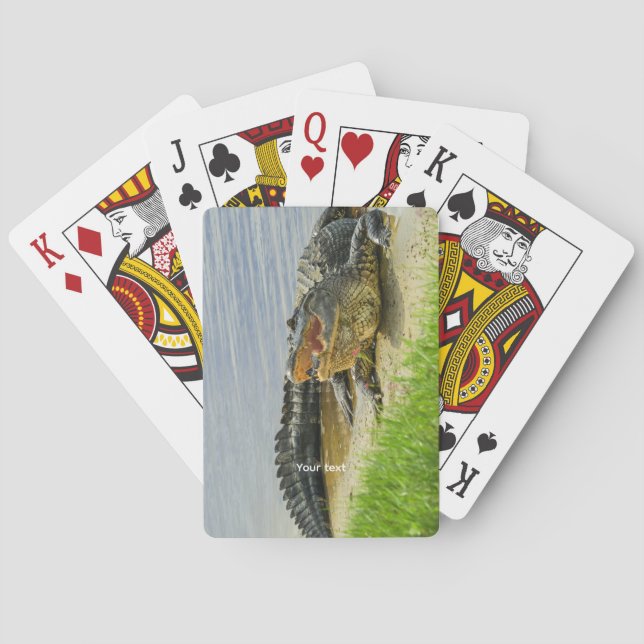 Baraja De Cartas Florida American Alligator (Reverso)