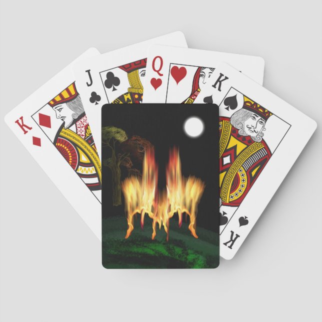 Baraja De Cartas Flota de fuego (Reverso)