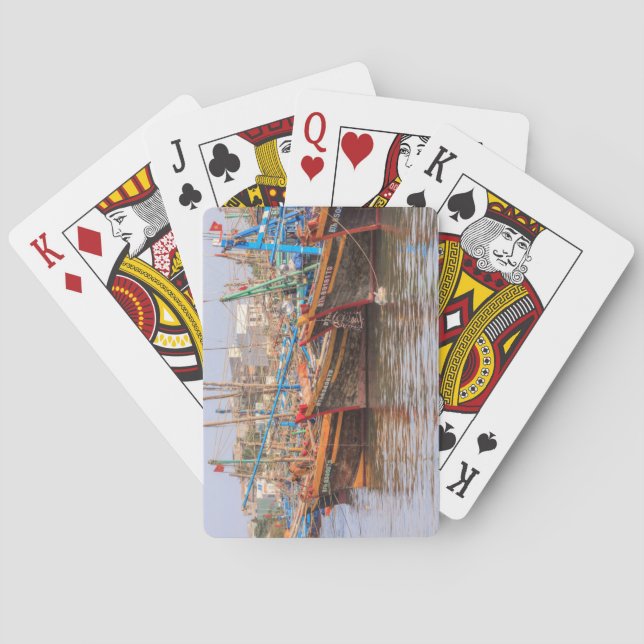 Baraja De Cartas Flota pesquera (Reverso)