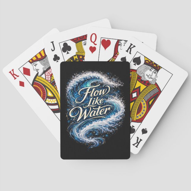Baraja De Cartas Flow Like Water (Reverso)