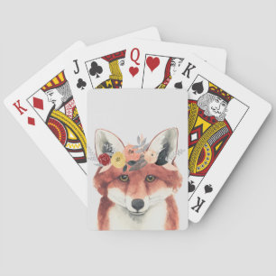 Baraja De Cartas Flower Crown Forester Fox
