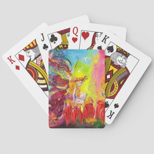 BARAJA DE CARTAS FLOWER FAIRY OF DAWN (Reverso)