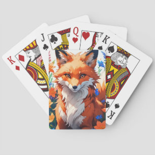 Baraja De Cartas Flower Fox