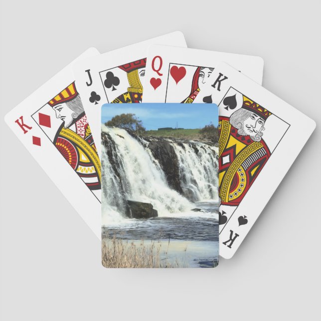 Baraja De Cartas Flowing Waters of Hopkins Falls (Reverso)