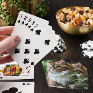 Baraja De Cartas "Fluff and Cuddle: El gato persa chupado"