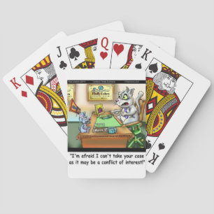 Baraja De Cartas Fluffy Cohen Abogada @Claw Gato Divertido & Abogad