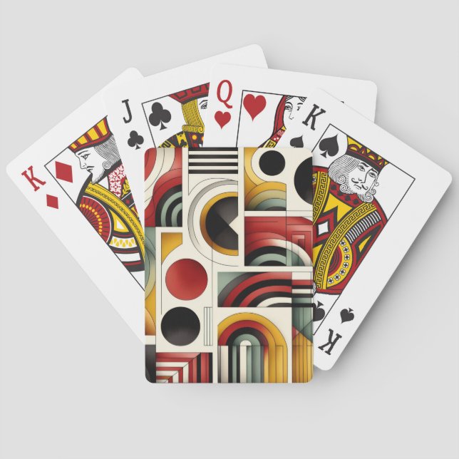 Baraja De Cartas Flujo Urbano de los 70 (Reverso)