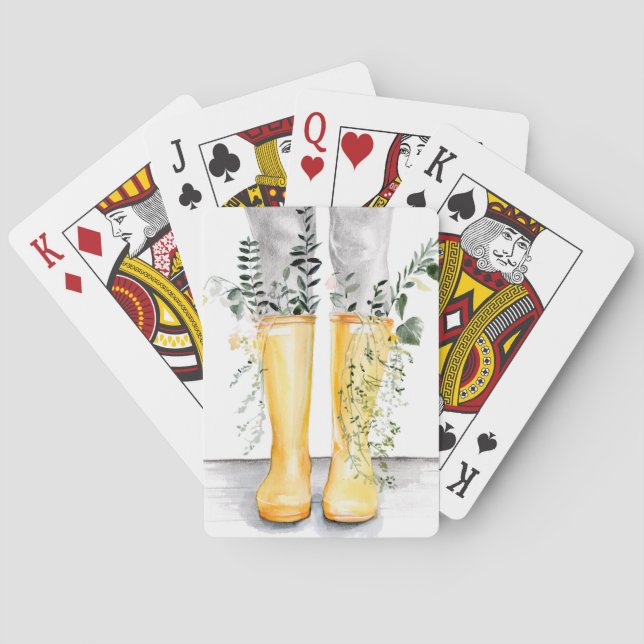 Baraja De Cartas Flujo y crecimiento I (Reverso)