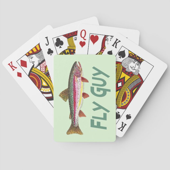 Baraja De Cartas Fly Fisherman (Reverso)