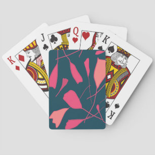 Baraja De Cartas Flying roses over dark background playing