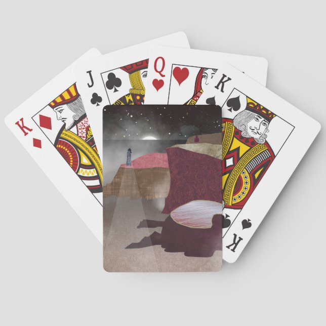 Baraja De Cartas Foggy Lighthouse (Reverso)