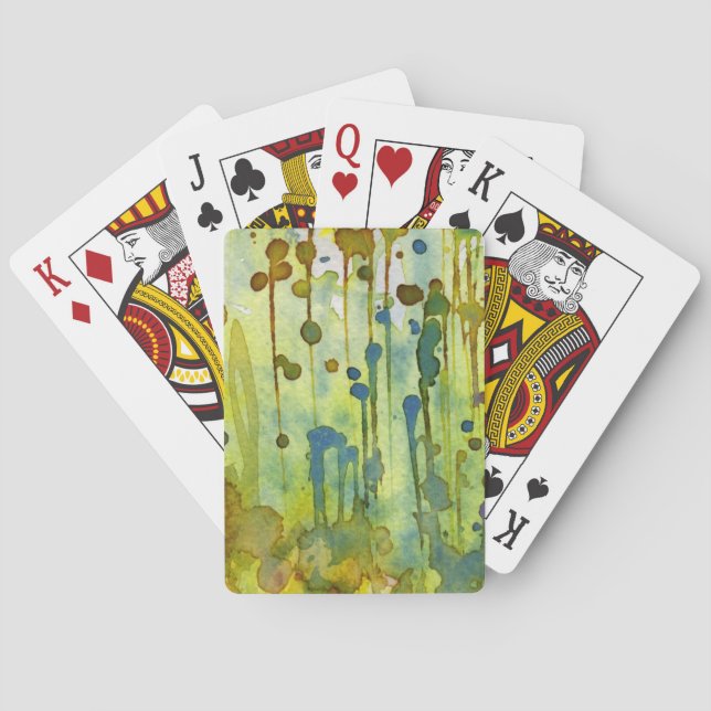 Baraja De Cartas fondo abstracto (Reverso)