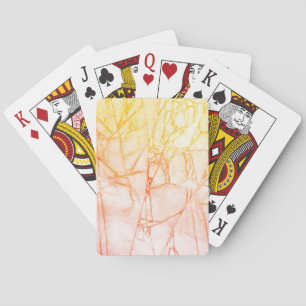 Baraja De Cartas fondo abstracto de la acuarela