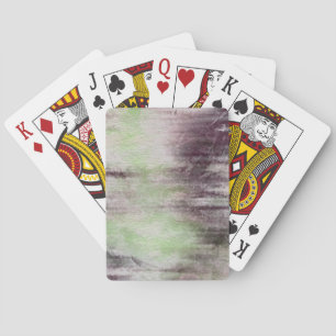 Baraja De Cartas fondo abstracto de la acuarela del arte en el