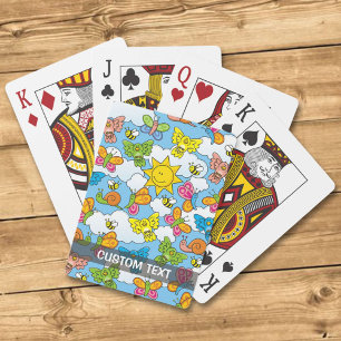 Baraja De Cartas Fondo de animales para bebés