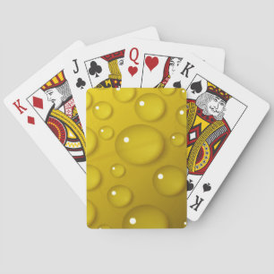 Baraja De Cartas Fondo de caída de agua amarilla