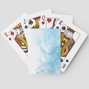 Baraja De Cartas fondo de color de agua colorido para su