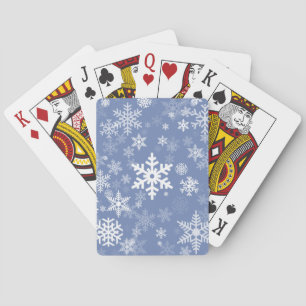 Baraja De Cartas Fondo de color de Personalizar gráfico con copos d