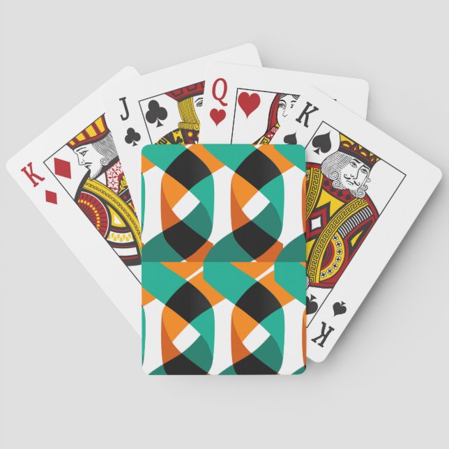 Baraja De Cartas Fondo de escritorio retro: Diseño de época (Reverso)