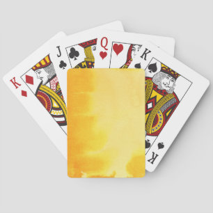 Baraja De Cartas fondo de gran acuarela - pinturas de acuarela