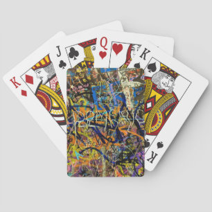 Baraja De Cartas Fondo de la pintada