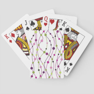 Baraja De Cartas Fondo de punto multicolor