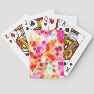 Baraja De Cartas Fondo de textura de punto de color de forma gruesa