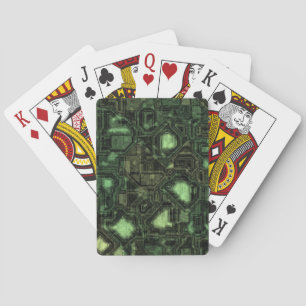 Baraja De Cartas Fondo del circuito de ordenador