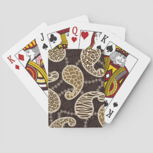 Baraja De Cartas Fondo del estilo de Paisley