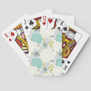 Baraja De Cartas Fondo floral