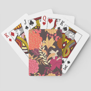 Baraja De Cartas Fondo floral 2