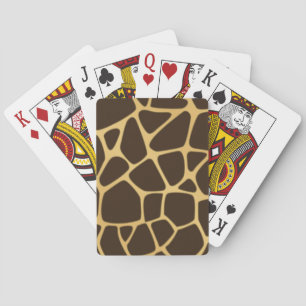 Baraja De Cartas Fondo manchado jirafa
