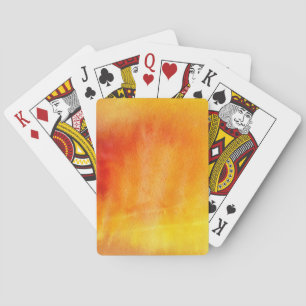 Baraja De Cartas Fondo pintado a mano 19 de la acuarela abstracta