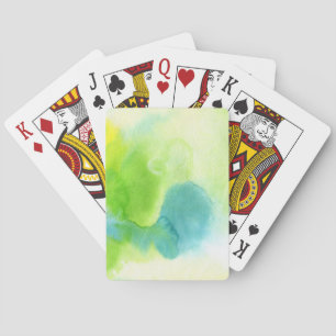 Baraja De Cartas Fondo pintado a mano de acuarela abstracta 16